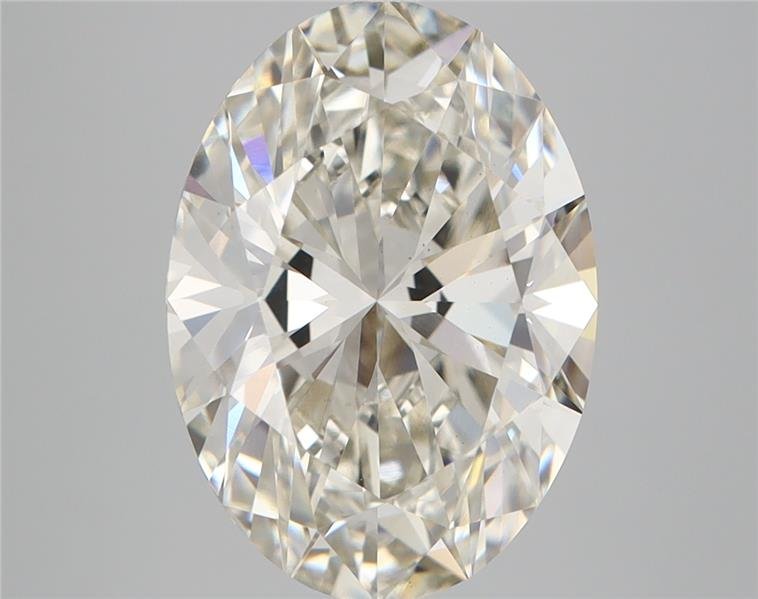 4.62ct J VS1 Rare Carat Ideal Cut Oval Lab Grown Diamond