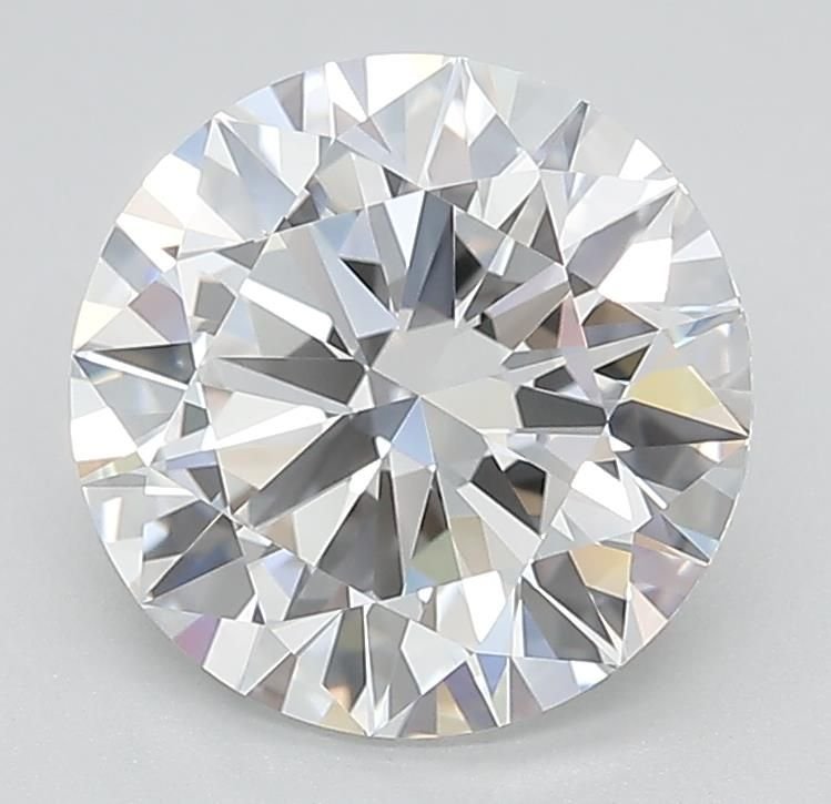 2.50ct D VVS1 Excellent Cut Round Lab Grown Diamond