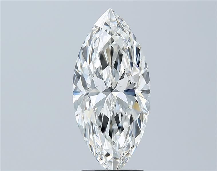 2.52ct G SI2 Rare Carat Ideal Cut Marquise Diamond