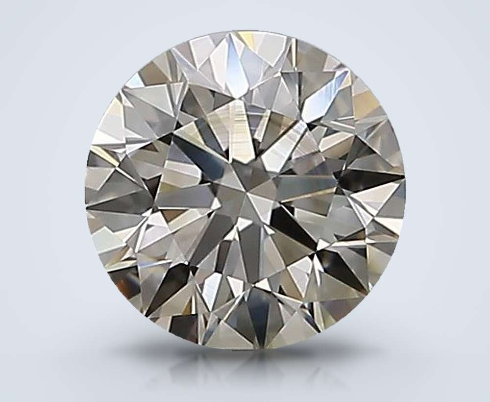 0.90 Carat Round Natural Diamond
