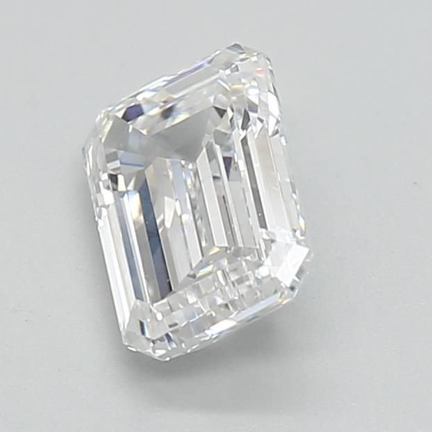 1.08ct D VVS1 Rare Carat Ideal Cut Emerald Lab Grown Diamond