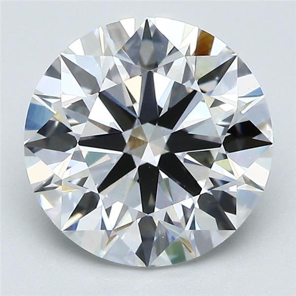 3.02ct F VS1 Rare Carat Ideal Cut Round Lab Grown Diamond