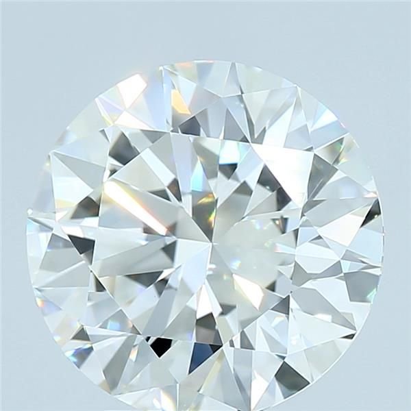 5.02ct I VVS1 Rare Carat Ideal Cut Round Diamond