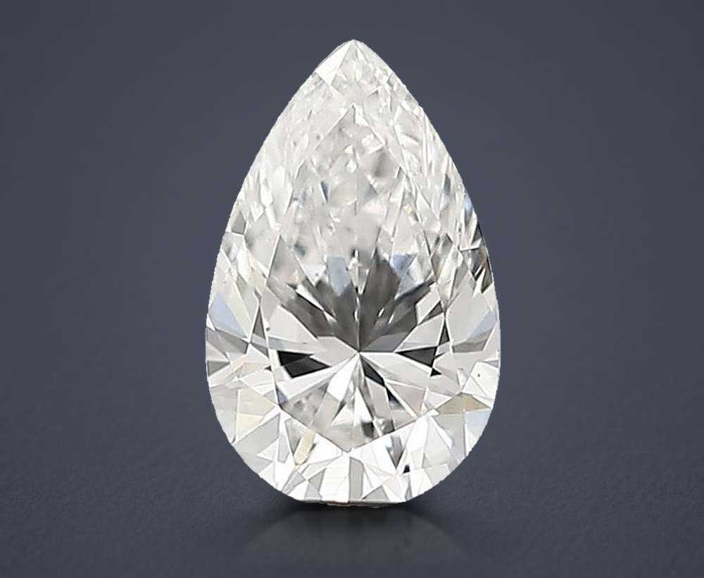 0.61 Carat Pear Lab Diamond