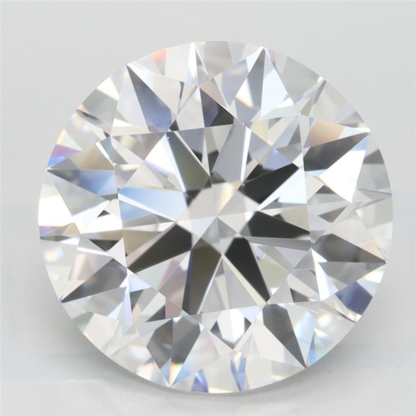 5.39ct D VVS1 Rare Carat Ideal Cut Round Lab Grown Diamond