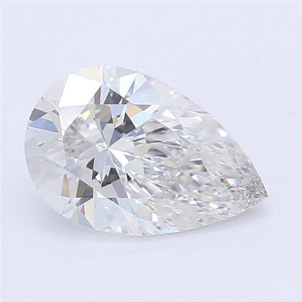 0.56ct D SI1 Rare Carat Ideal Cut Pear Lab Grown Diamond