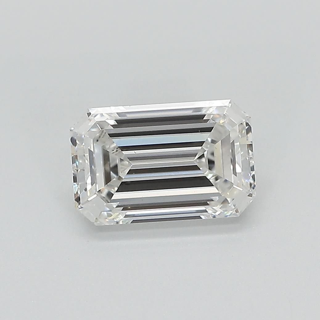 1.61ct F VS1 Rare Carat Ideal Cut Emerald Lab Grown Diamond