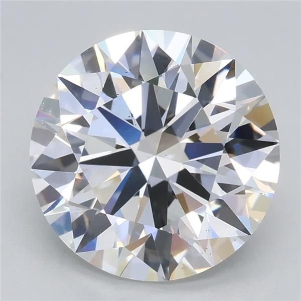 2.54ct F VS2 Rare Carat Ideal Cut Round Lab Grown Diamond
