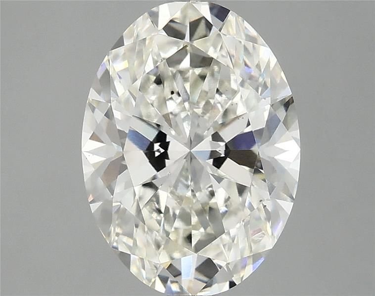 3.02ct H VS2 Rare Carat Ideal Cut Oval Lab Grown Diamond