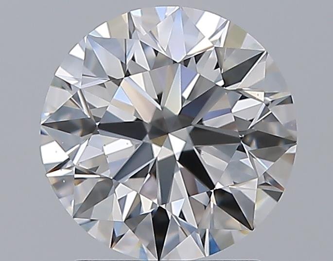 2.01ct D VS2 Rare Carat Ideal Cut Round Diamond