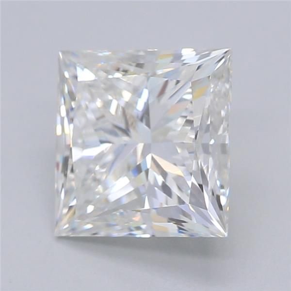 1.60ct E VVS2 Excellent Cut Princess Lab Grown Diamond