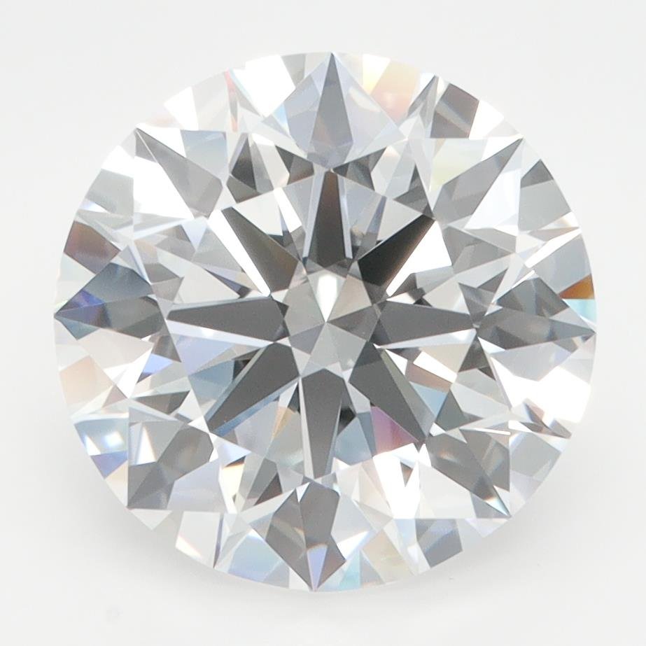 4.61ct D FL Rare Carat Ideal Cut Round Lab Grown Diamond