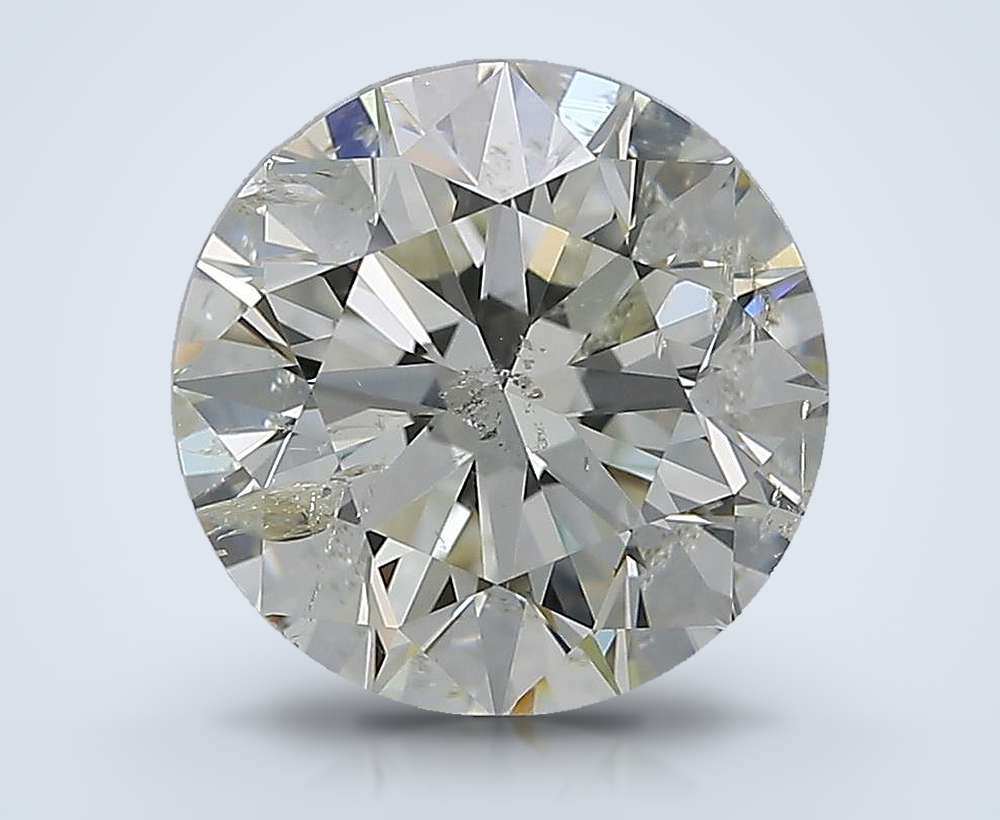 3.90 Carat Round Natural Diamond