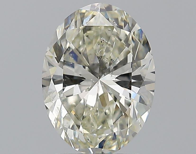 2.01ct K SI2 Rare Carat Ideal Cut Oval Diamond