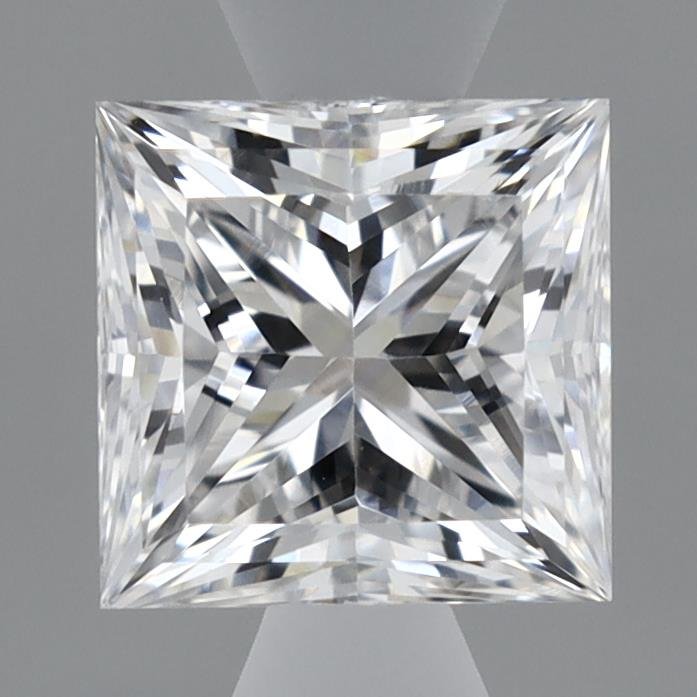 0.70ct E VVS2 Very Good Cut Princess Lab Grown Diamond