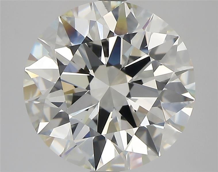 3.71ct K VS1 Rare Carat Ideal Cut Round Diamond