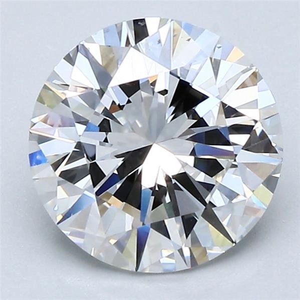 2.23ct F VS2 Very Good Cut Round Diamond