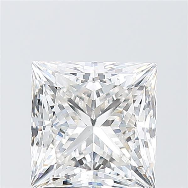 2.53ct F VS1 Rare Carat Ideal Cut Princess Lab Grown Diamond