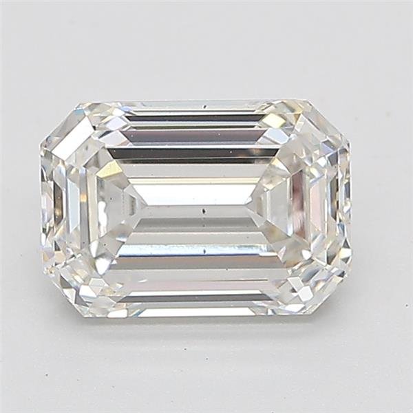 1.51ct H VS1 Rare Carat Ideal Cut Emerald Lab Grown Diamond