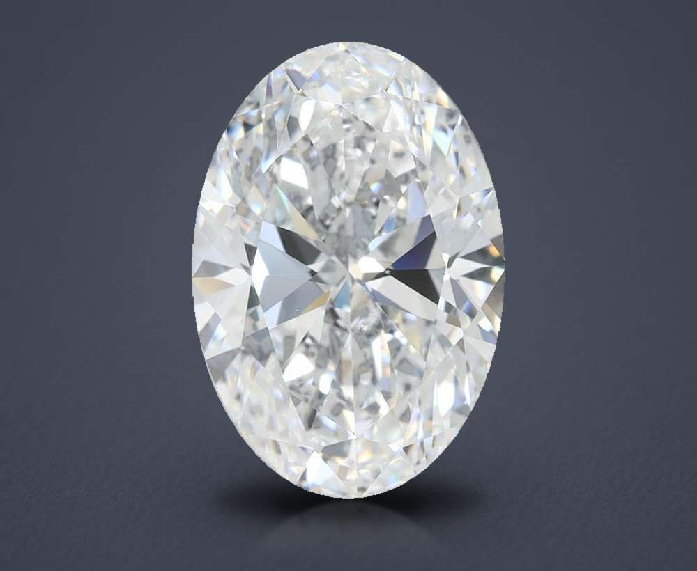 3.80 Carat Oval Lab Diamond