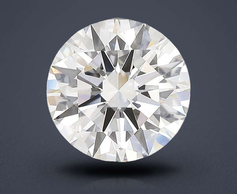 3.96 Carat Round Lab Diamond