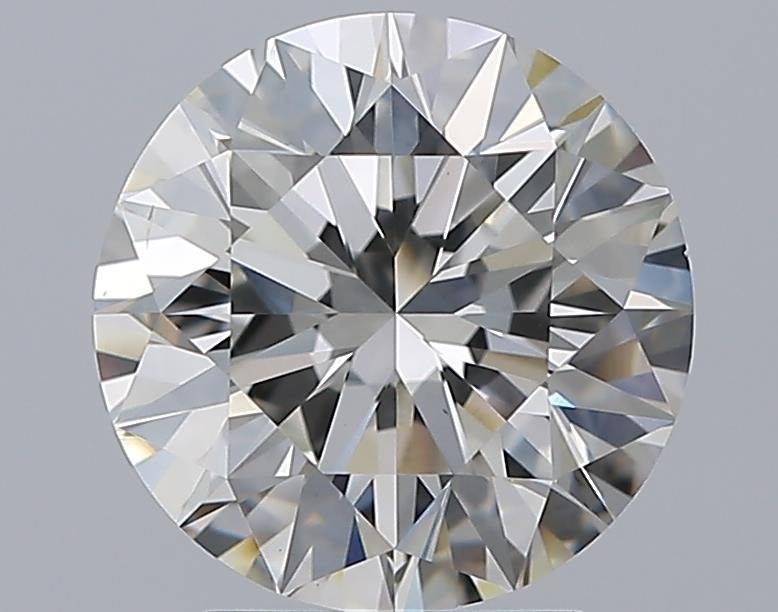 3.00ct H SI1 Rare Carat Ideal Cut Round Diamond