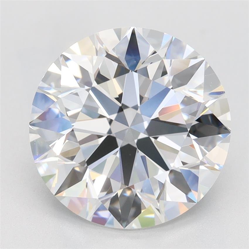 3.21ct E VVS1 Rare Carat Ideal Cut Round Lab Grown Diamond