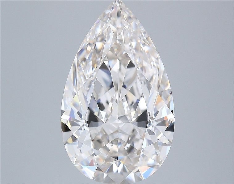 5.76ct G IF Very Good Cut Pear Diamond
