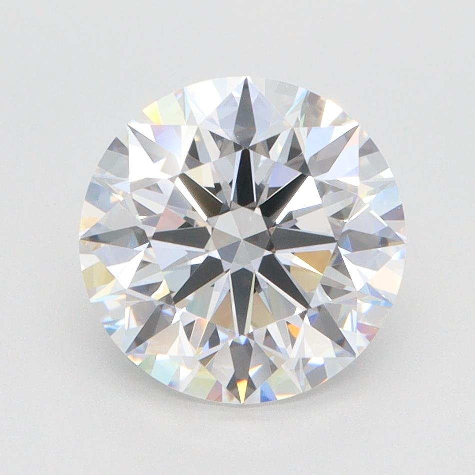 2.66ct E VVS2 Rare Carat Ideal Cut Round Lab Grown Diamond