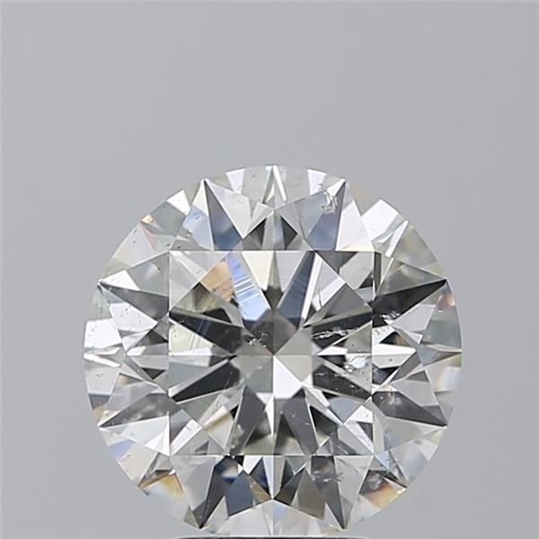 3.95ct H SI2 Rare Carat Ideal Cut Round Diamond