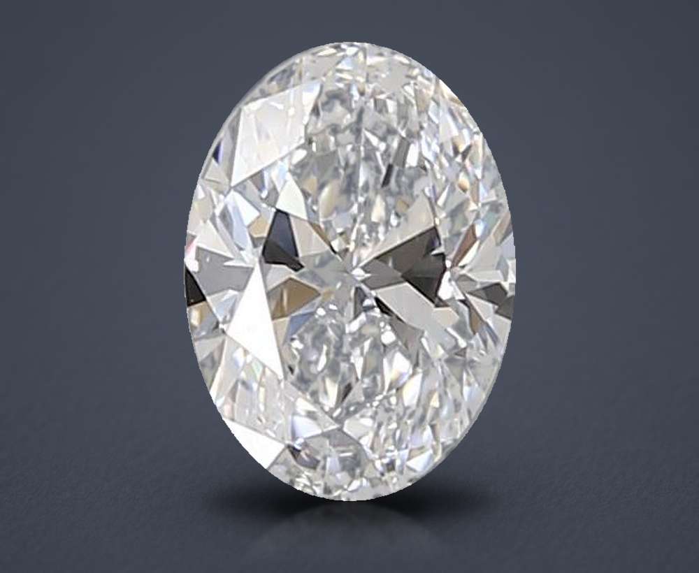 0.58 Carat Oval Lab Diamond