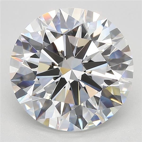 5.02ct F VS1 Rare Carat Ideal Cut Round Lab Grown Diamond