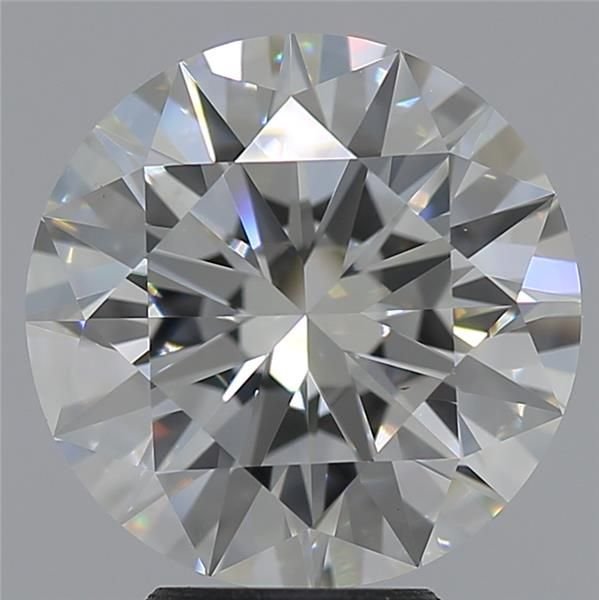 5.02ct I VVS2 Rare Carat Ideal Cut Round Diamond