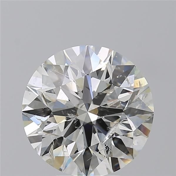 5.02ct H SI2 Rare Carat Ideal Cut Round Diamond