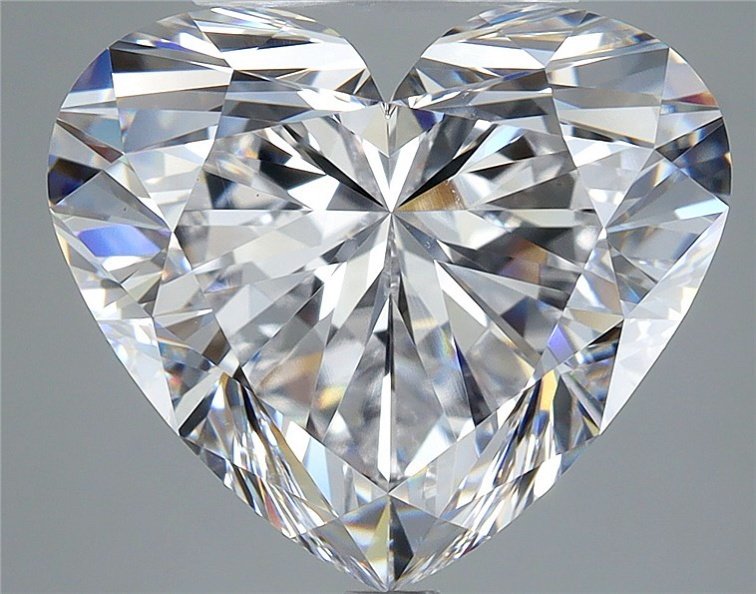 7.02ct D VS1 Rare Carat Ideal Cut Heart Diamond