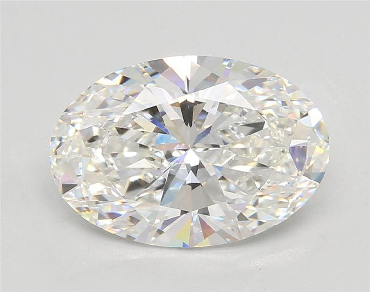 4.13ct F VVS2 Rare Carat Ideal Cut Oval Lab Grown Diamond