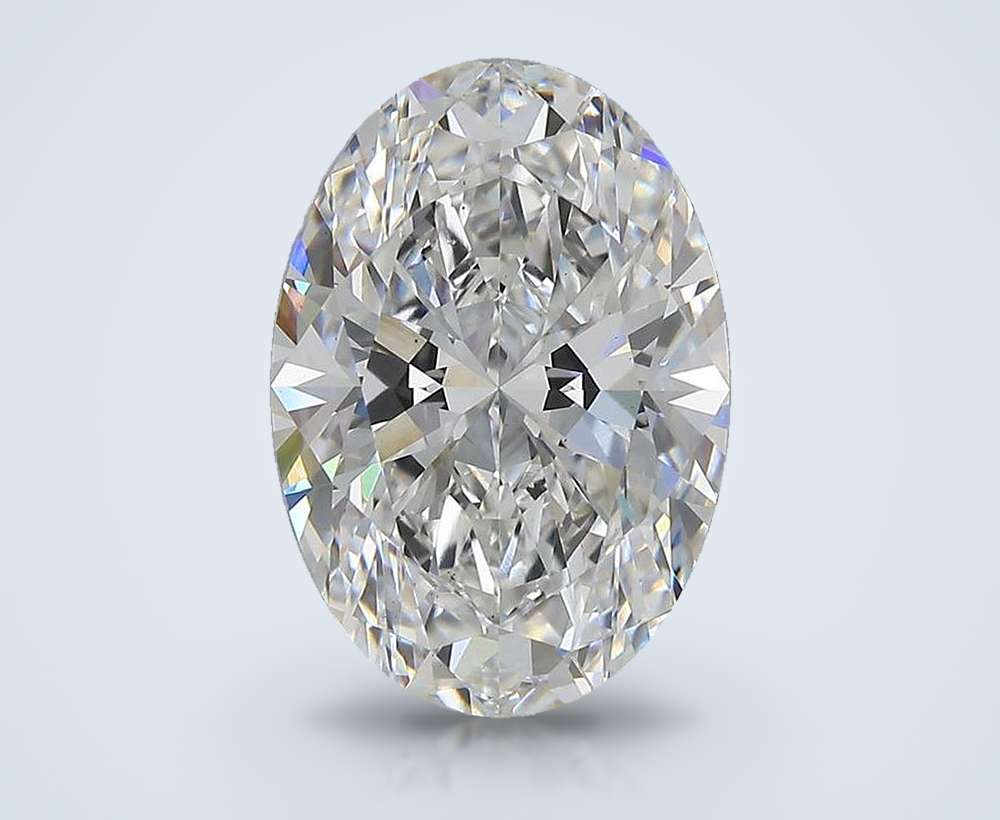 5.27 Carat Oval Lab Diamond