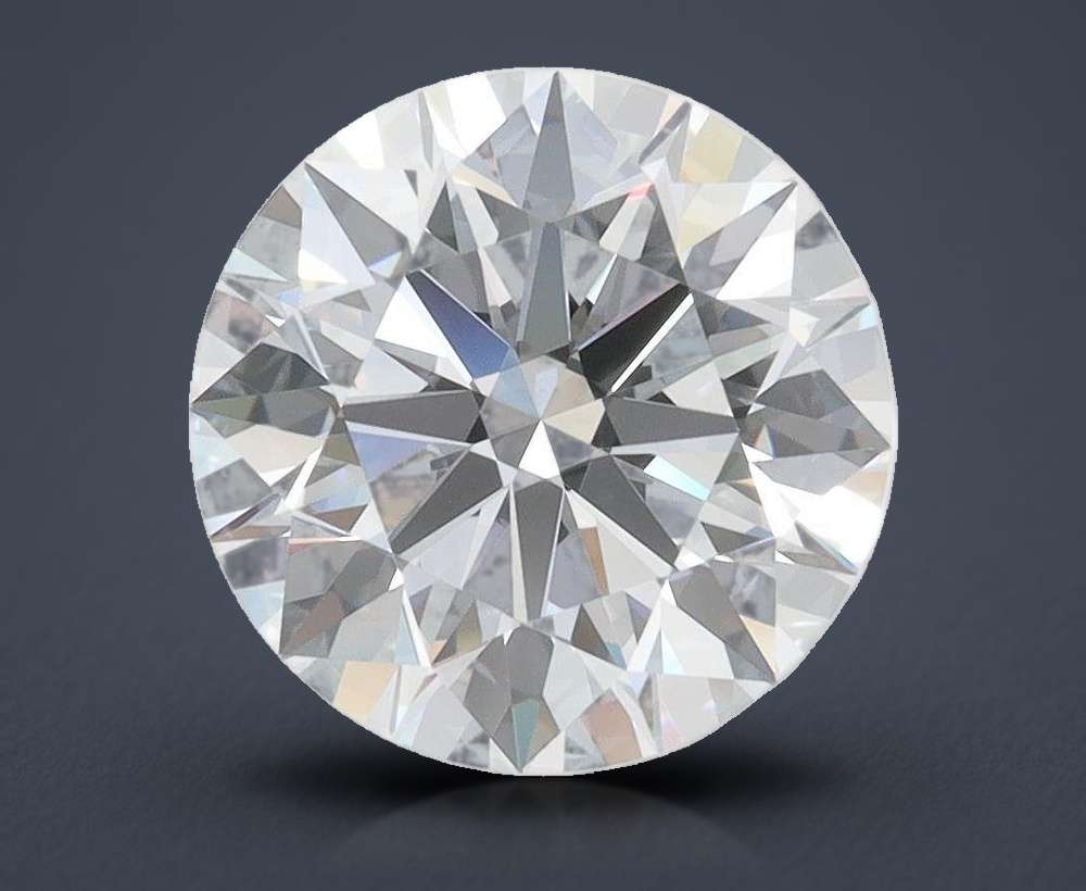 3.42 Carat Round Lab Diamond
