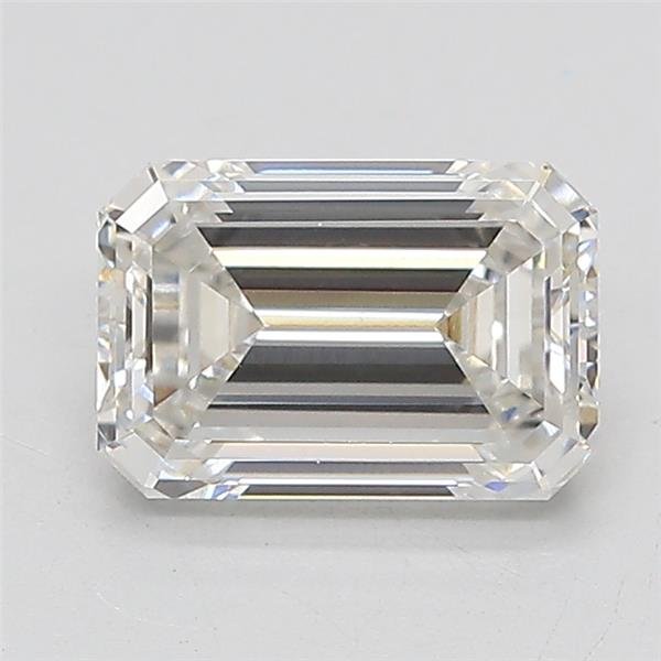 1.58ct G VVS2 Rare Carat Ideal Cut Emerald Lab Grown Diamond