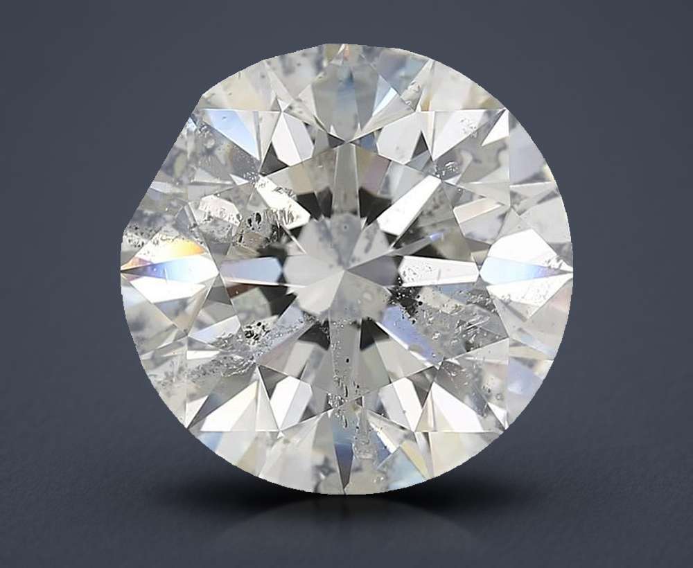 8.01 Carat Round Natural Diamond