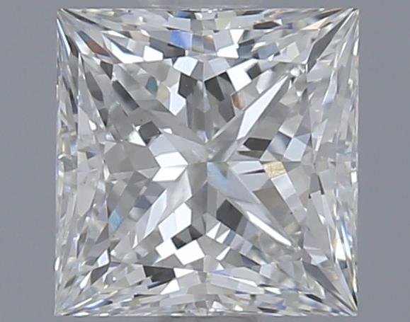 1.29ct F VS1 Rare Carat Ideal Cut Princess Lab Grown Diamond