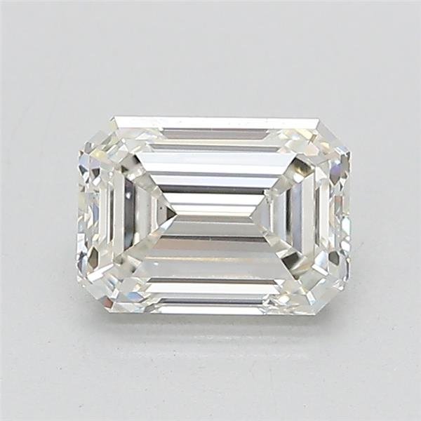 1.01ct H SI1 Rare Carat Ideal Cut Emerald Lab Grown Diamond