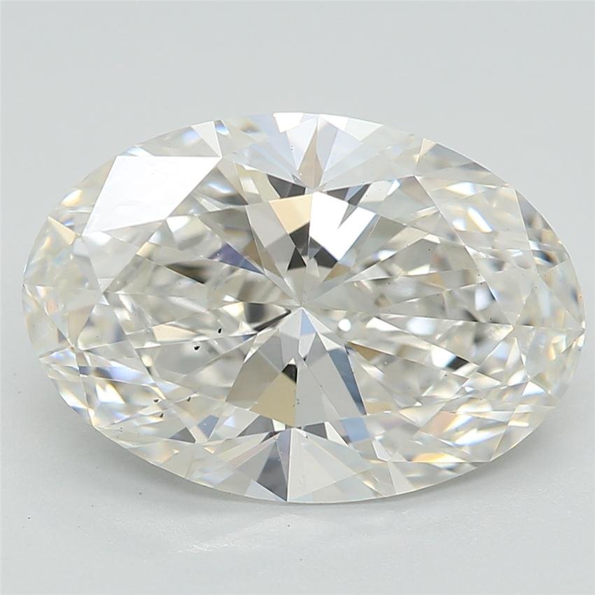 3.11ct G VS2 Rare Carat Ideal Cut Oval Lab Grown Diamond