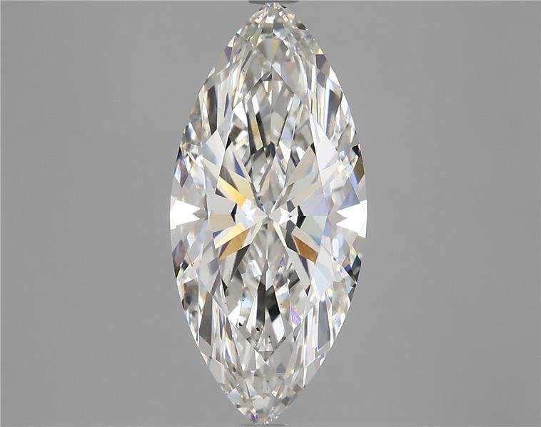 3.91ct H VS2 Rare Carat Ideal Cut Marquise Lab Grown Diamond