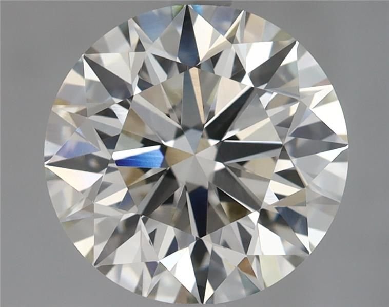 2.85ct J VVS2 Excellent Cut Round Lab Grown Diamond