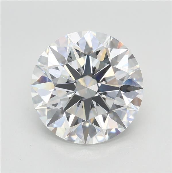 3.24ct E VVS1 Rare Carat Ideal Cut Round Lab Grown Diamond
