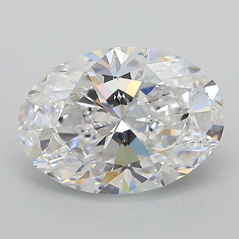 2.08ct D VVS2 Rare Carat Ideal Cut Oval Lab Grown Diamond