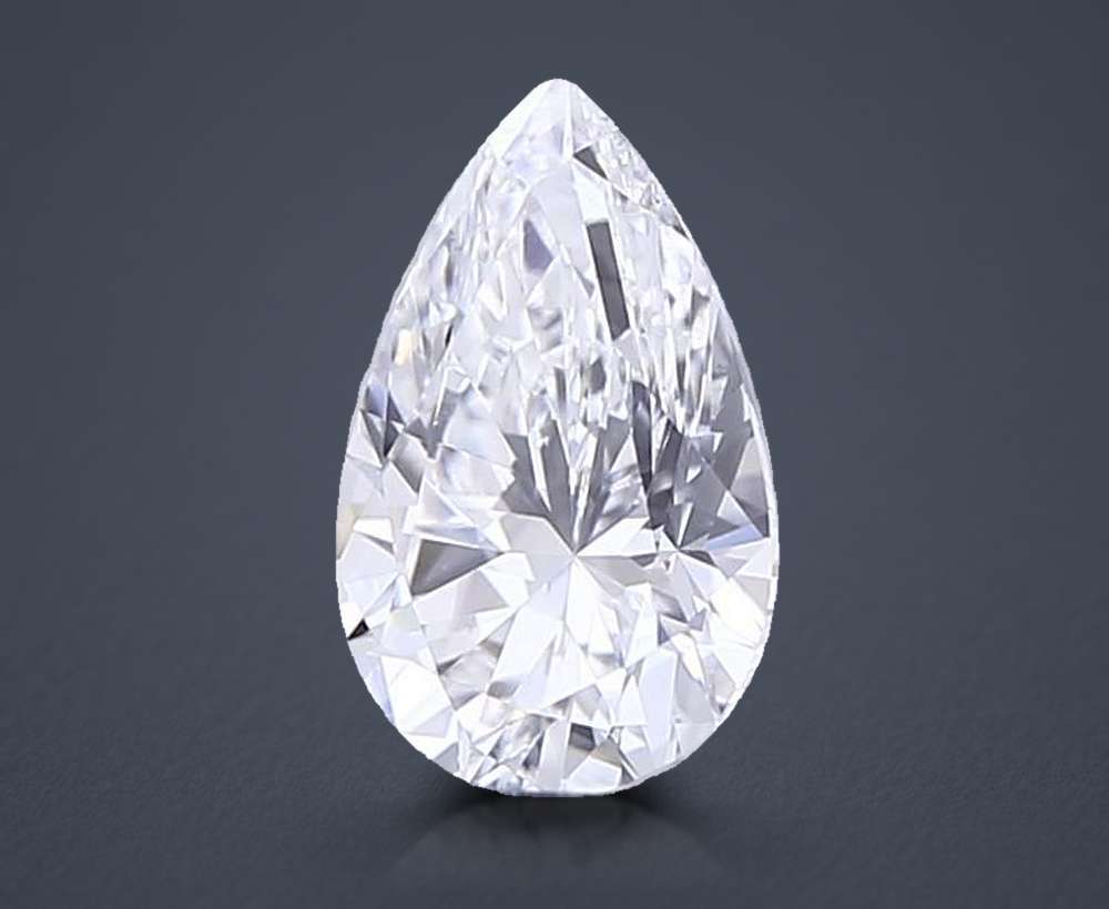 0.37 Carat Pear Lab Diamond