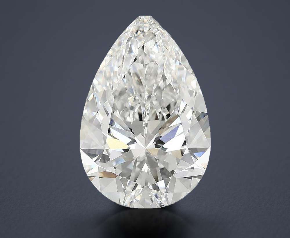 6.34 Carat Pear Lab Diamond