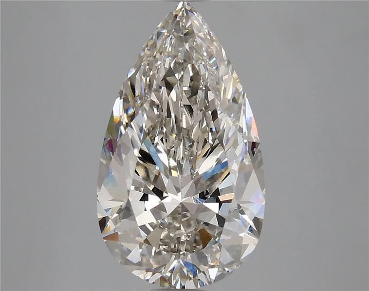 4.03ct H VS2 Rare Carat Ideal Cut Pear Lab Grown Diamond